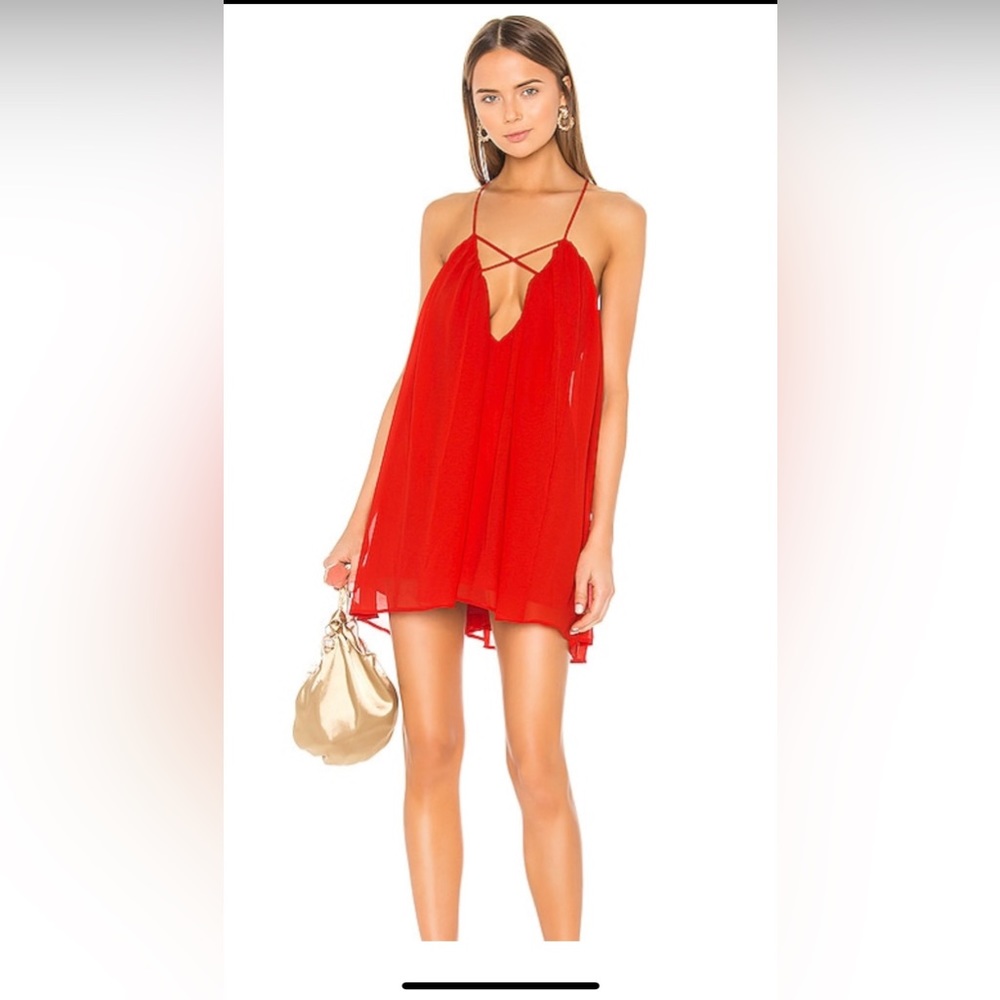 - Lovers and Friends Titan mini dress, red size small
